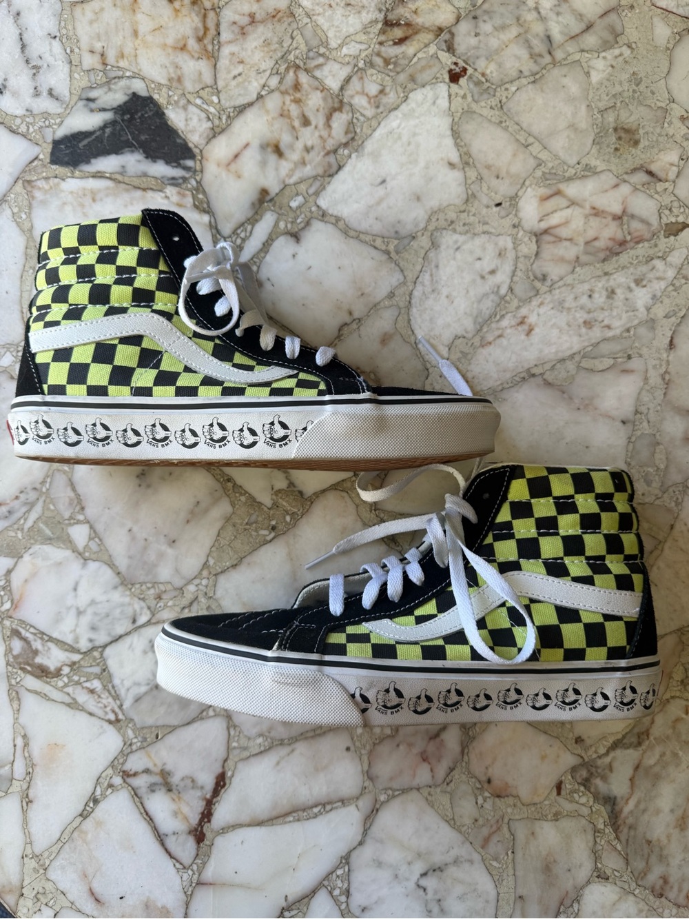 Vans Sk8-Hi BMX Checkerboard Sneakers